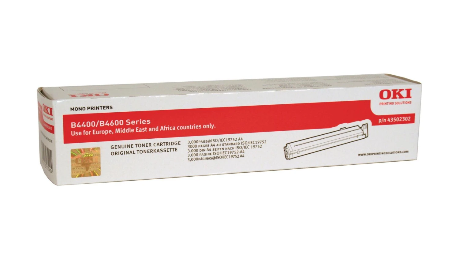 OKI 43502302 Toner schwarz