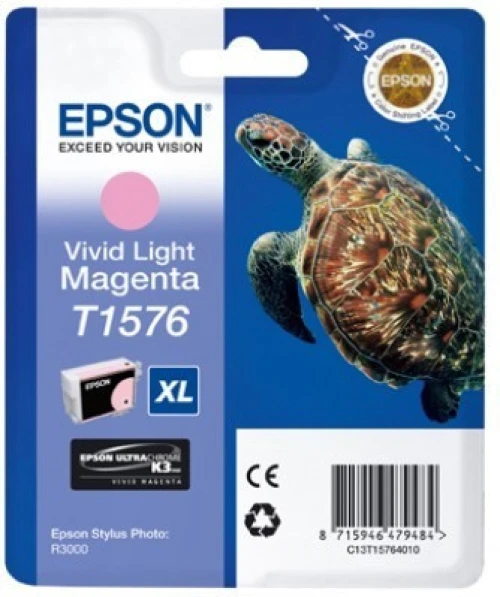 Epson Cartouche d'encre magenta light (C13T15764010, T1576)
