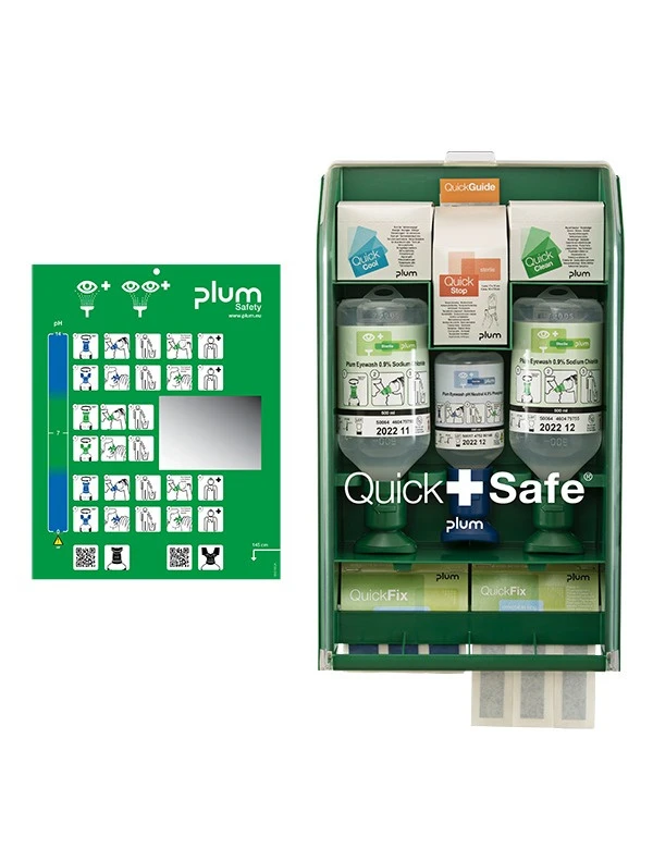 Plum QuickSafe Food Industry Erste Hilfe Station mit Augenspülung