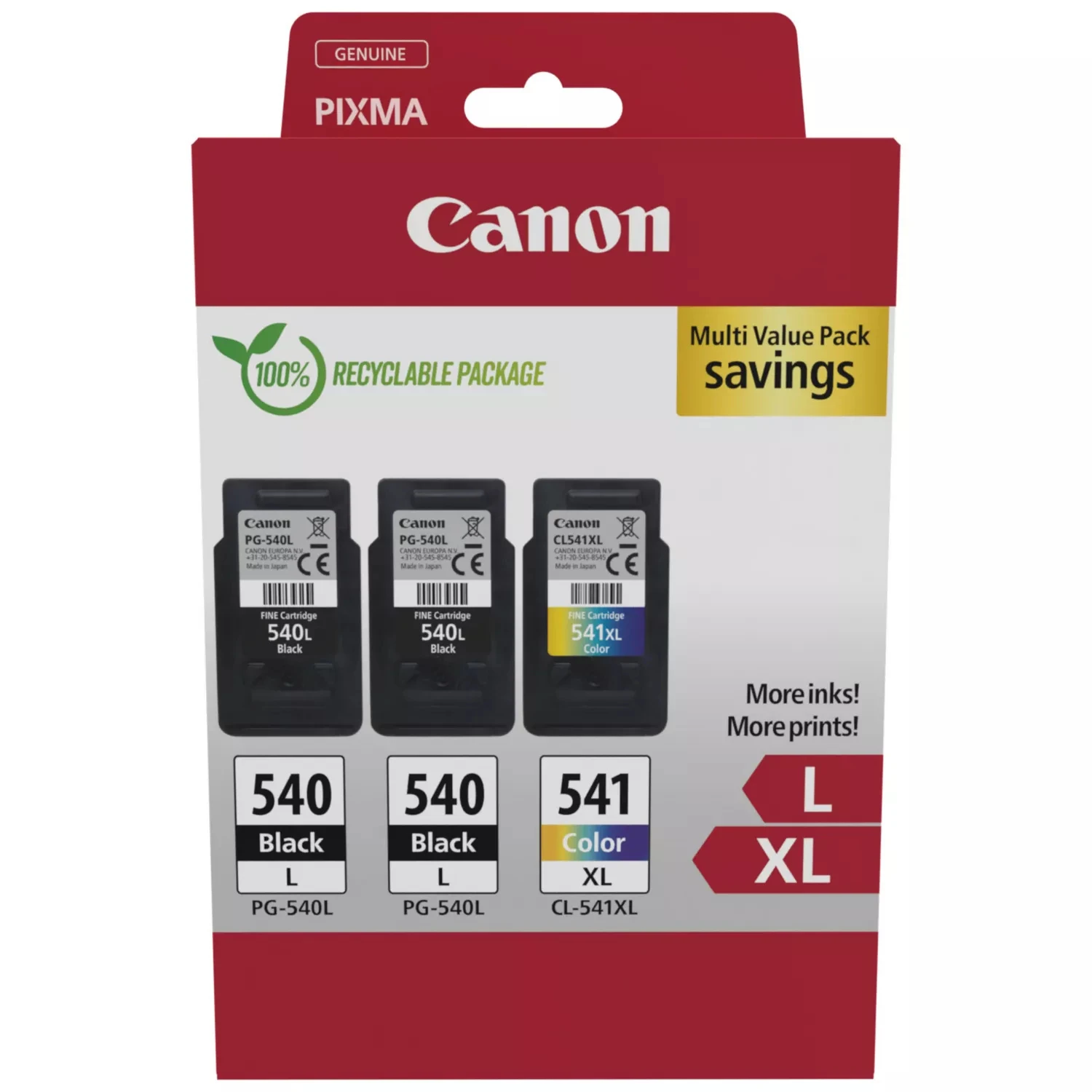 CANON 5224B017 Multipack encre L+XL BKCMY