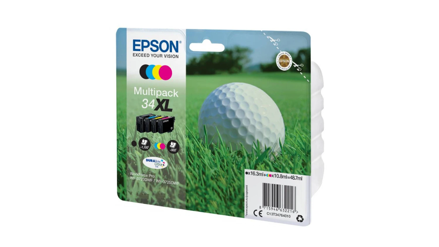 EPSON T347640 Multipack Tinte XL CMYBK
