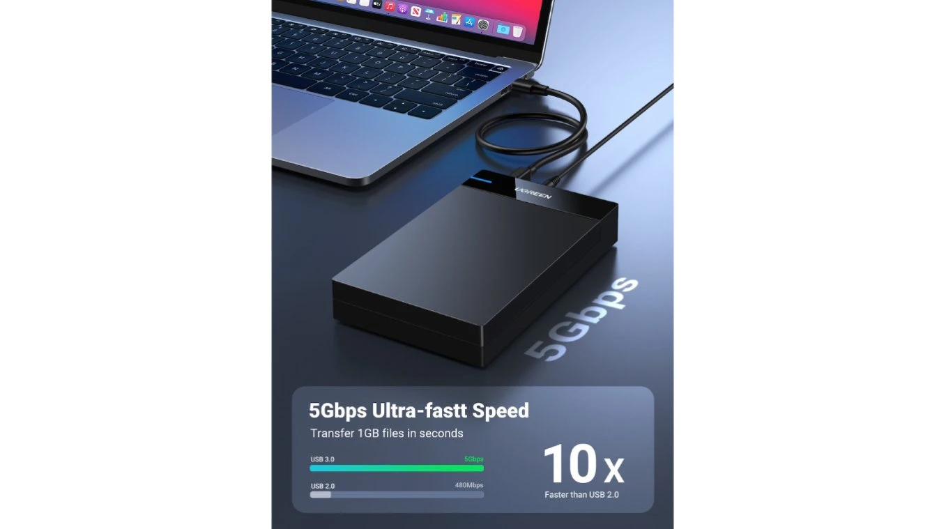 UGREEN USB 3.0. Disque dur SATA HDD