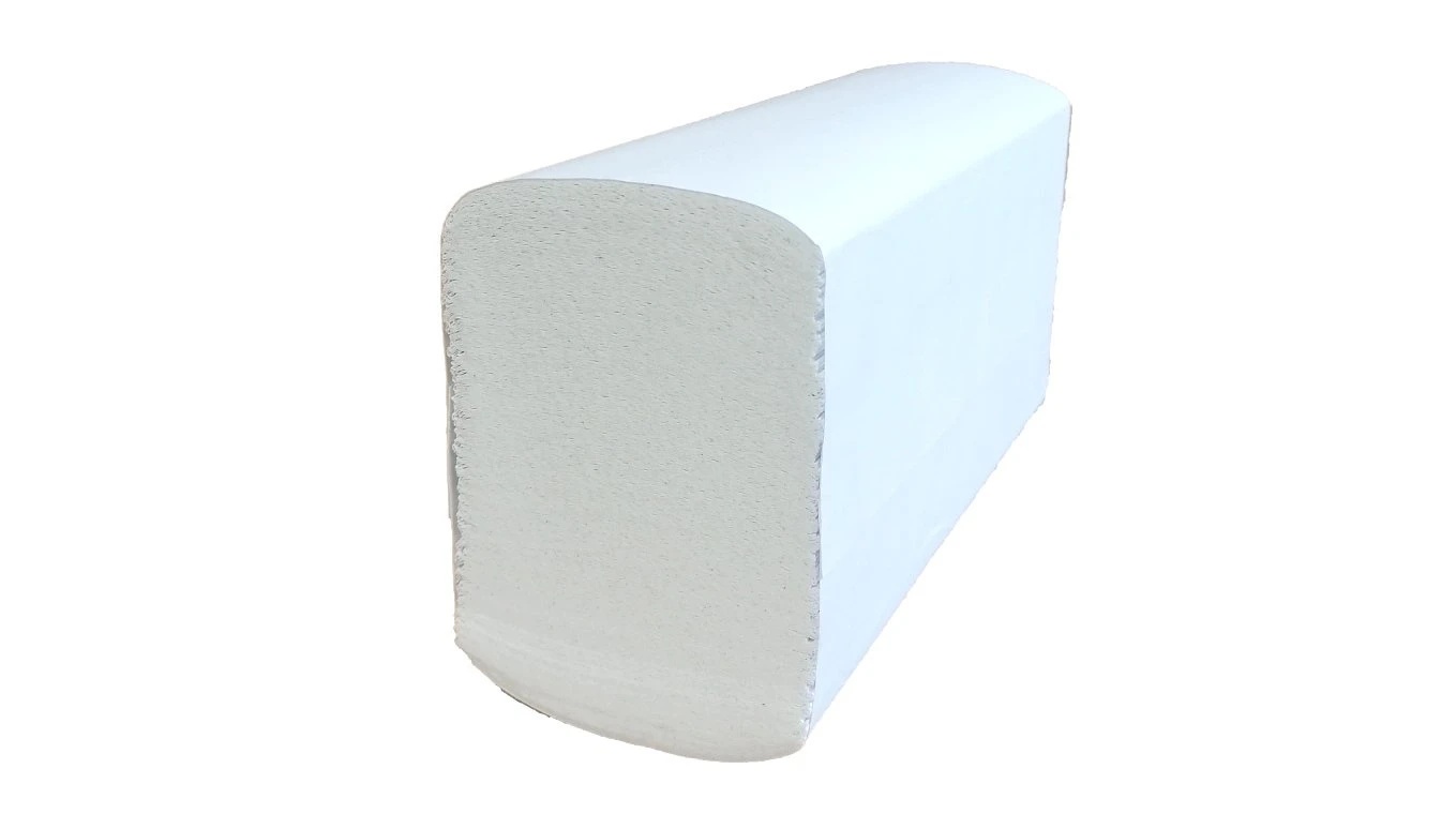 Essuie-mains en papier pliage Z, 2 couches, extra-blanc
