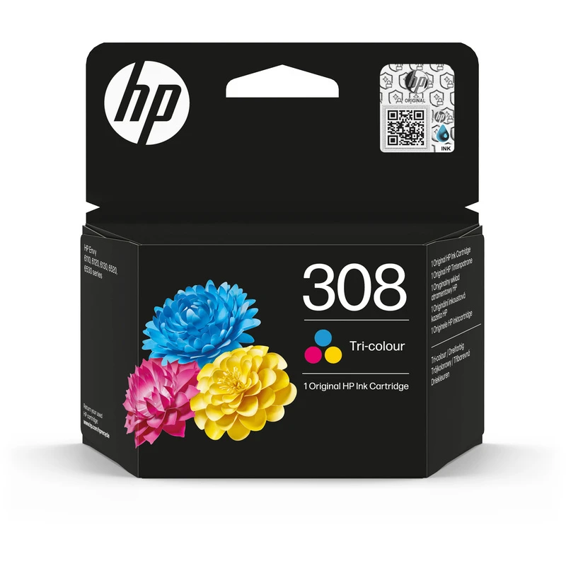HP 308 Tintenpatrone farbig