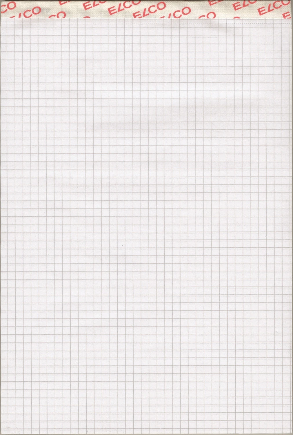 ELCO Bloc-notes quadrillé 4mm A5