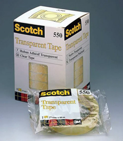 SCOTCH 550 Tape Rubans adhésifs 19 mm x 66 m