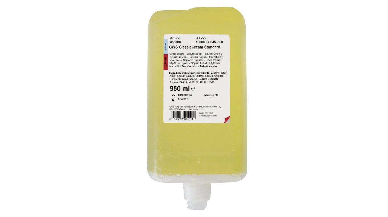 CWS Savon crème ClassicCream Standard 12 x 950 ml
