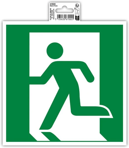 BIELLA Étiquette adhésive Évacuation