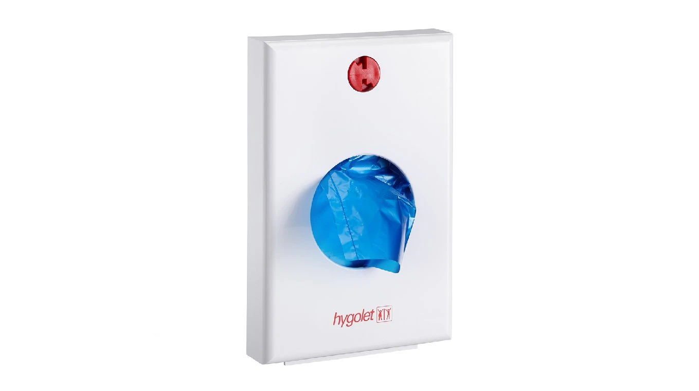 HYGOLET Distributeur de sachets hygiéniques Hygobag Whiteline