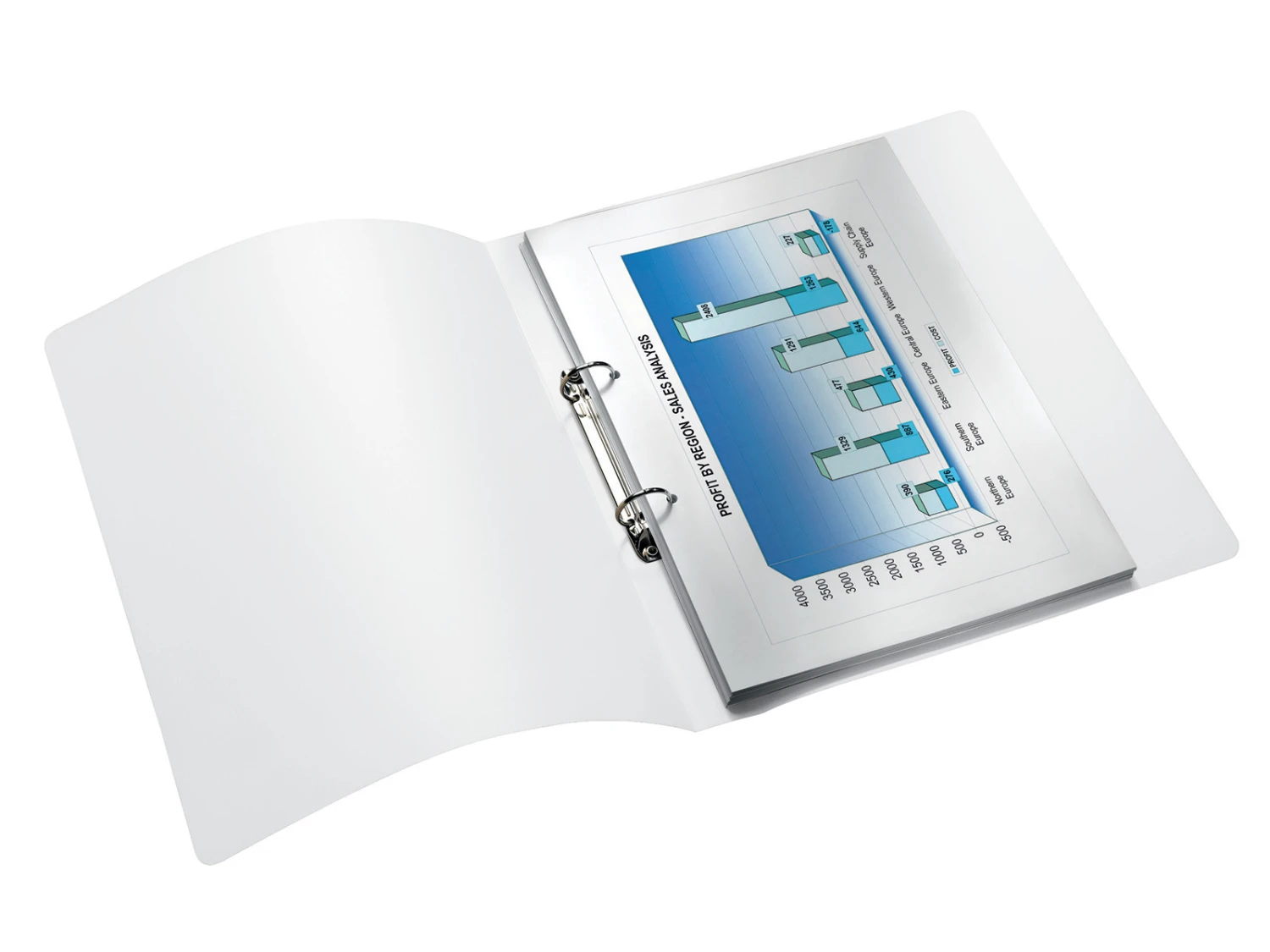 LEITZ Ringbuch WOW PP A4 - 2-Ring 10 Stück