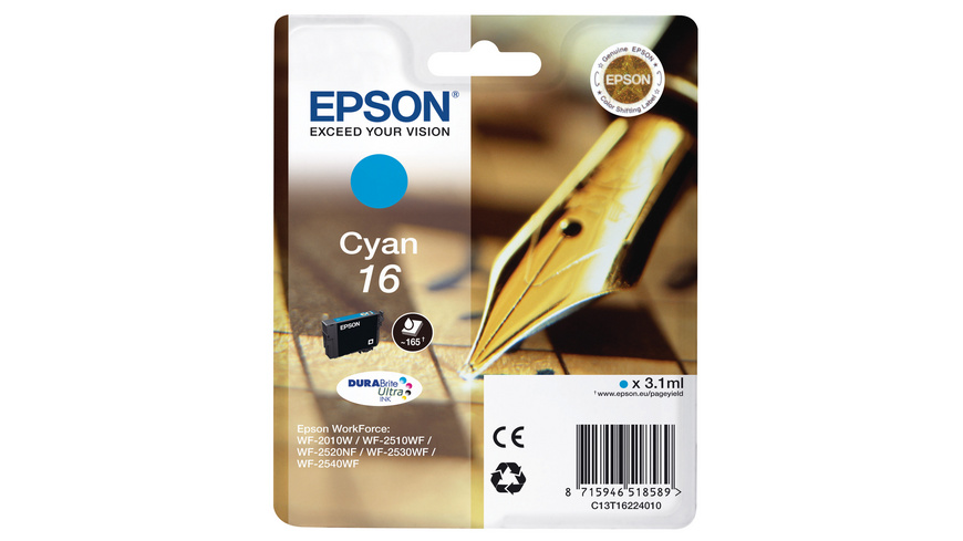 EPSON 16 Tintenpatrone cyan