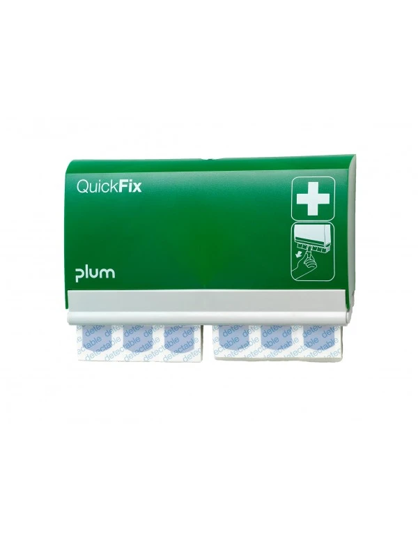 Plum QuickFix Pflaster-Dispenser, Textil elastisch detektierbar mit 2x45 Stück