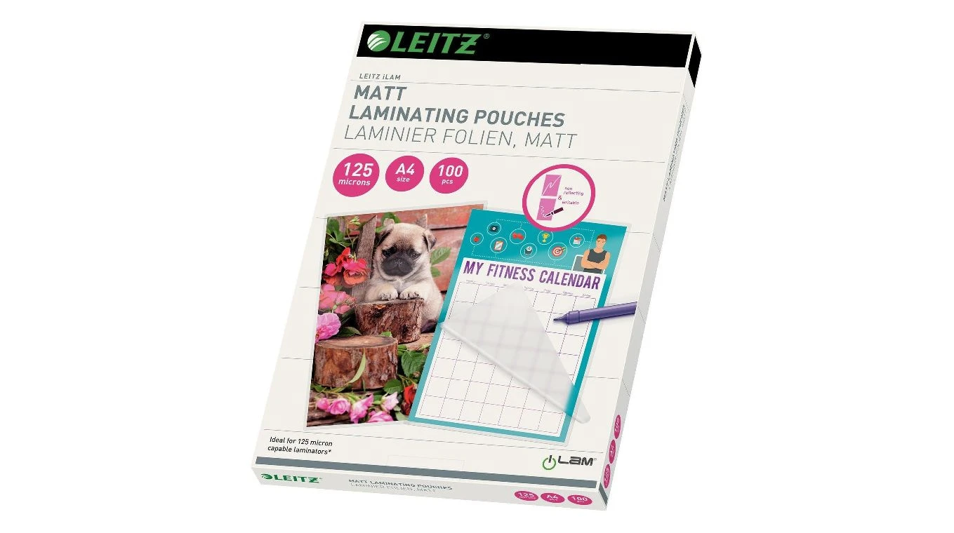 LEITZ iLAM Laminierfolie A4, matt, 125my 100 Stk.