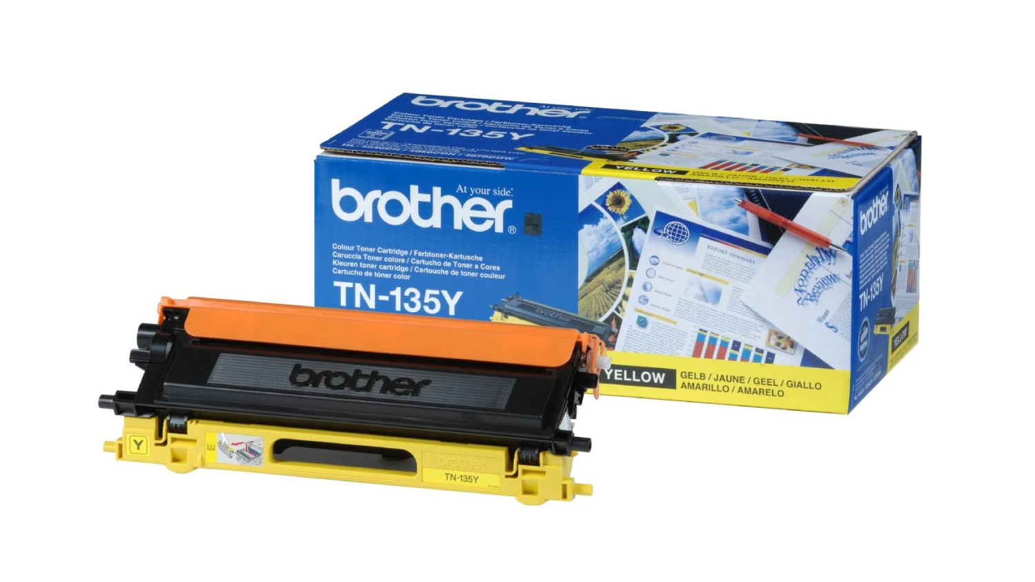 Toner Brother jaune haute capacité (TN-135Y)