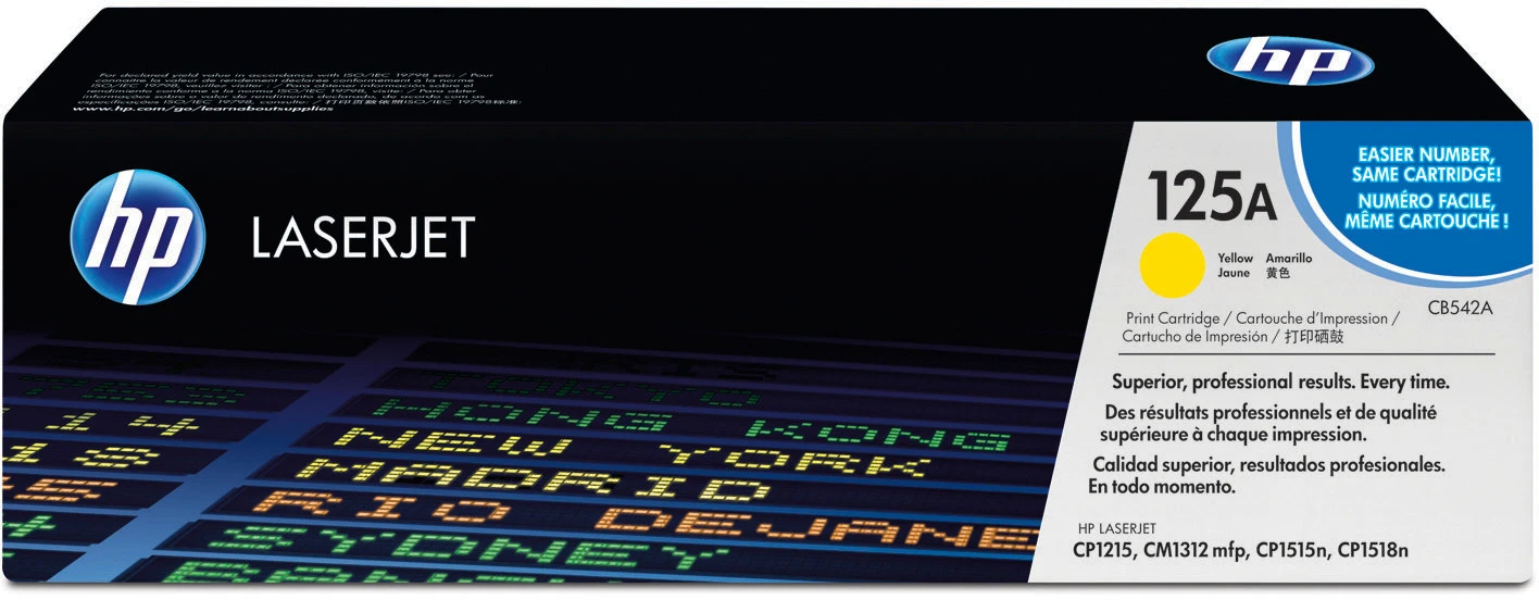 Hewlett Packard Toner jaune (CB542A, 125A)