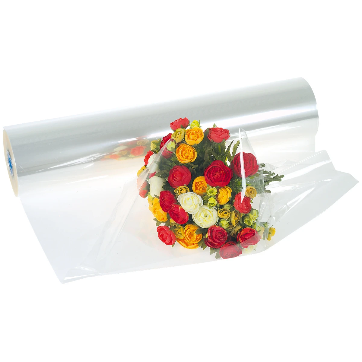 Blumenfolie 25my transparent - 50 cm  x 500 m