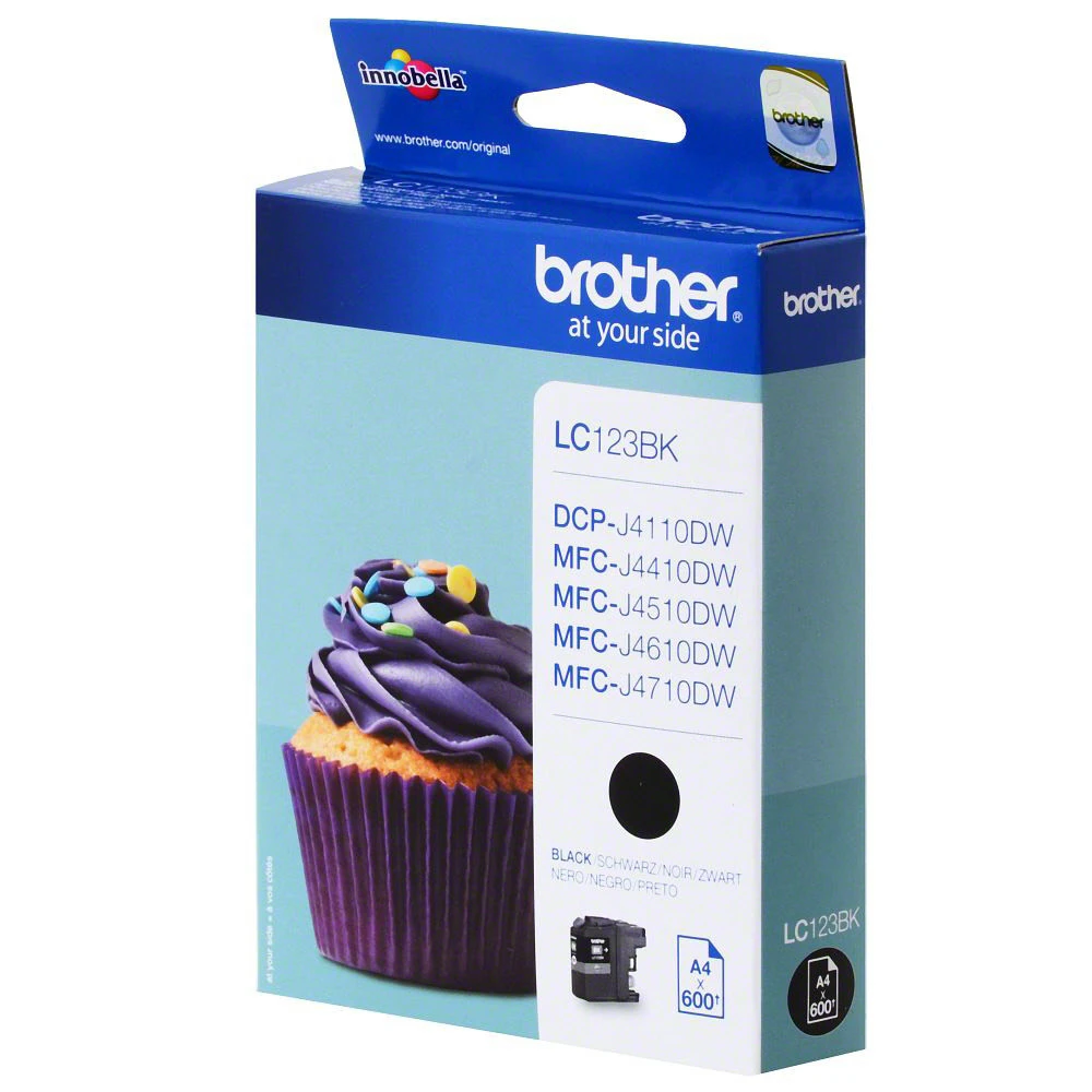 BROTHER LC-123BK Tintenpatrone schwarz
