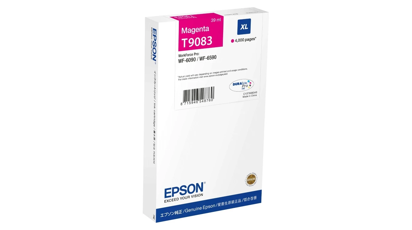 EPSON T90834N Tintenpatrone XL magenta