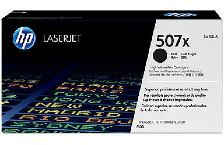 Hewlett Packard Toner noir haute-capacité (CE400X, 507X)