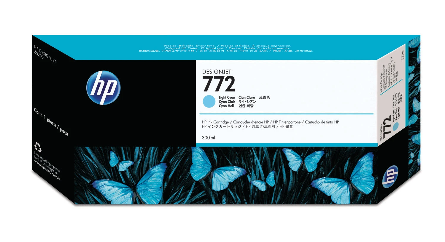 HP 772 Tintenpatrone light cyan