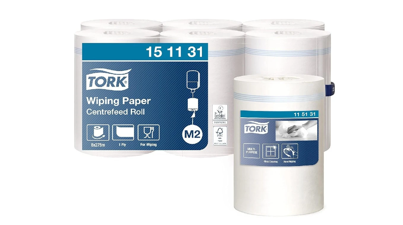 TORK Papier d'essuyage Advanced Midi 1 couches, 6 rouleaux