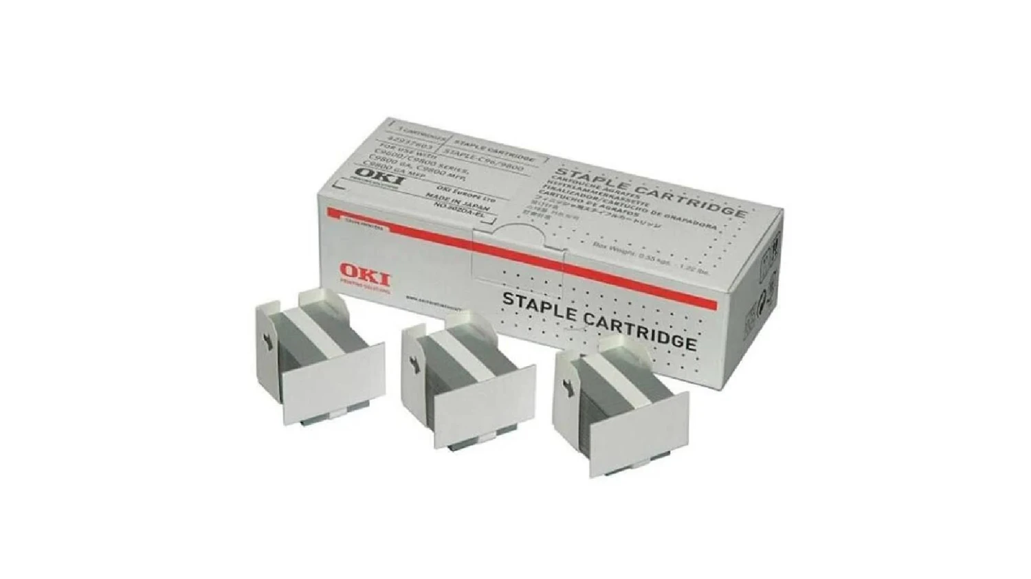 OKI MC760, MC770, MC780 Staples Std Capacity 3.000 Staples 45513301