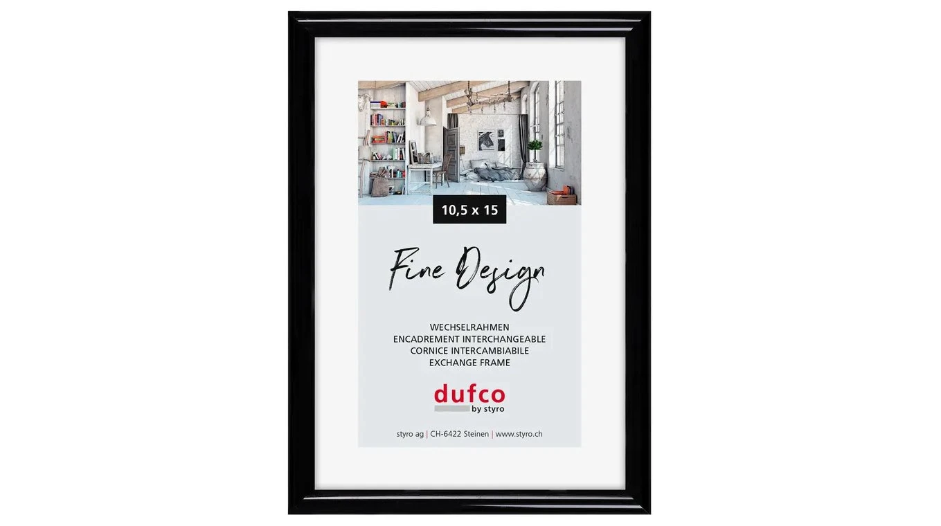 DUFCO Cadre photo PP "Fine Design" 10.5 x 15 cm