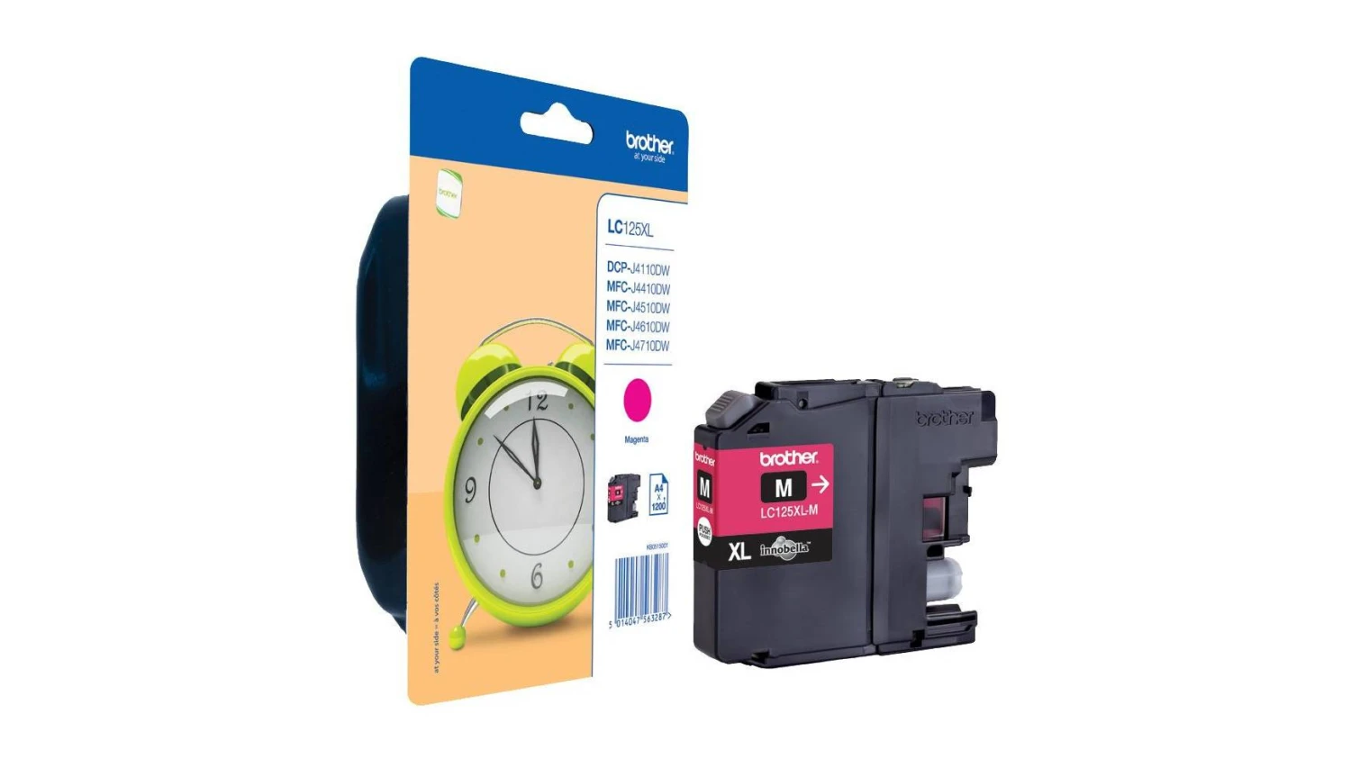 BROTHER LC-125XLM Tintenpatrone XL magenta