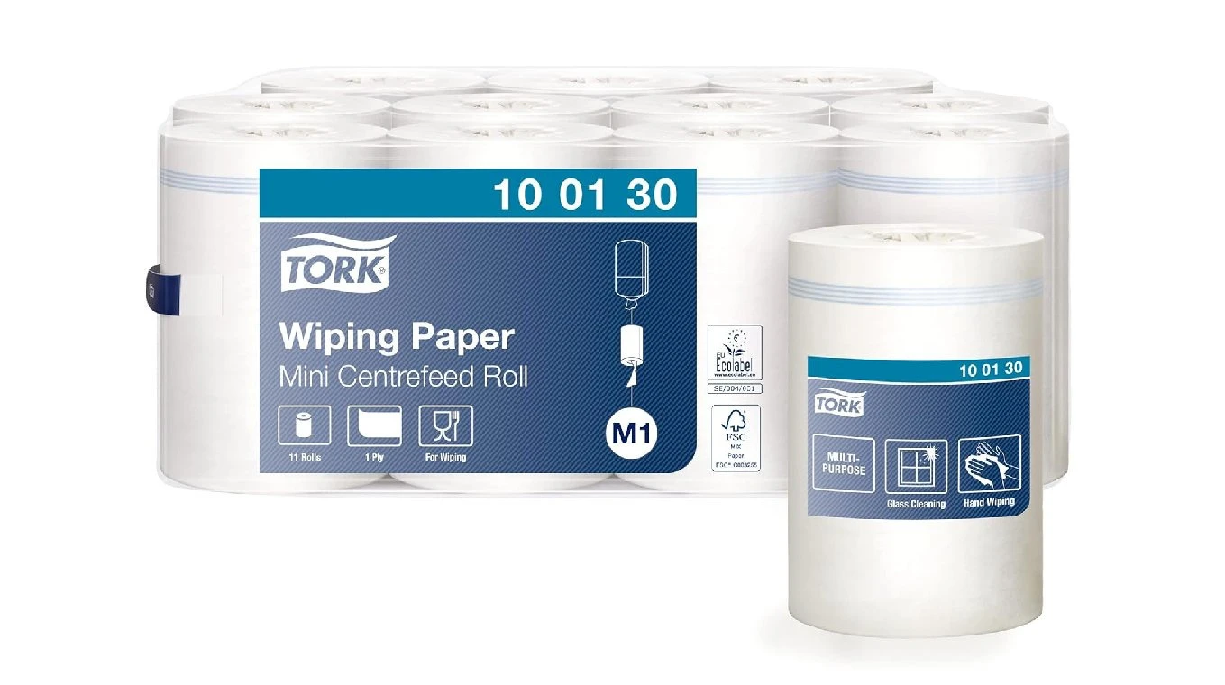 TORK Papier d'essuyage Basic Advanced Mini 1 couche, 11 rouleaux