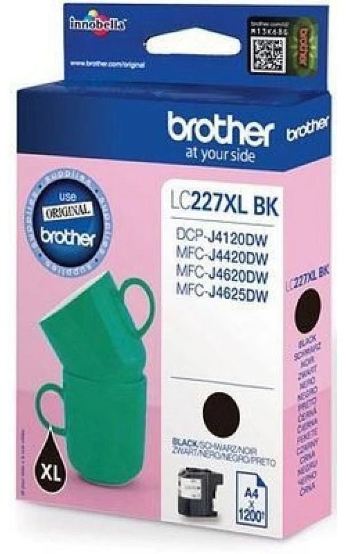 Cartouche d'encre Brother noir haute capacité (LC-227XLBK)
