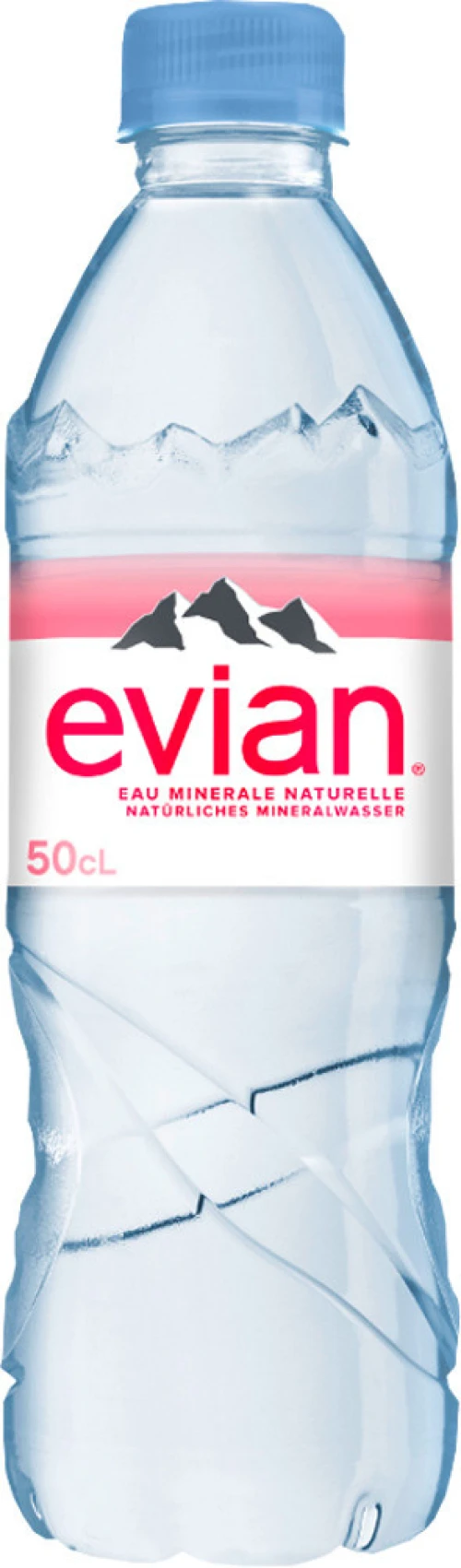 Evian, eau minérale naturelle, 6 x 500 ml