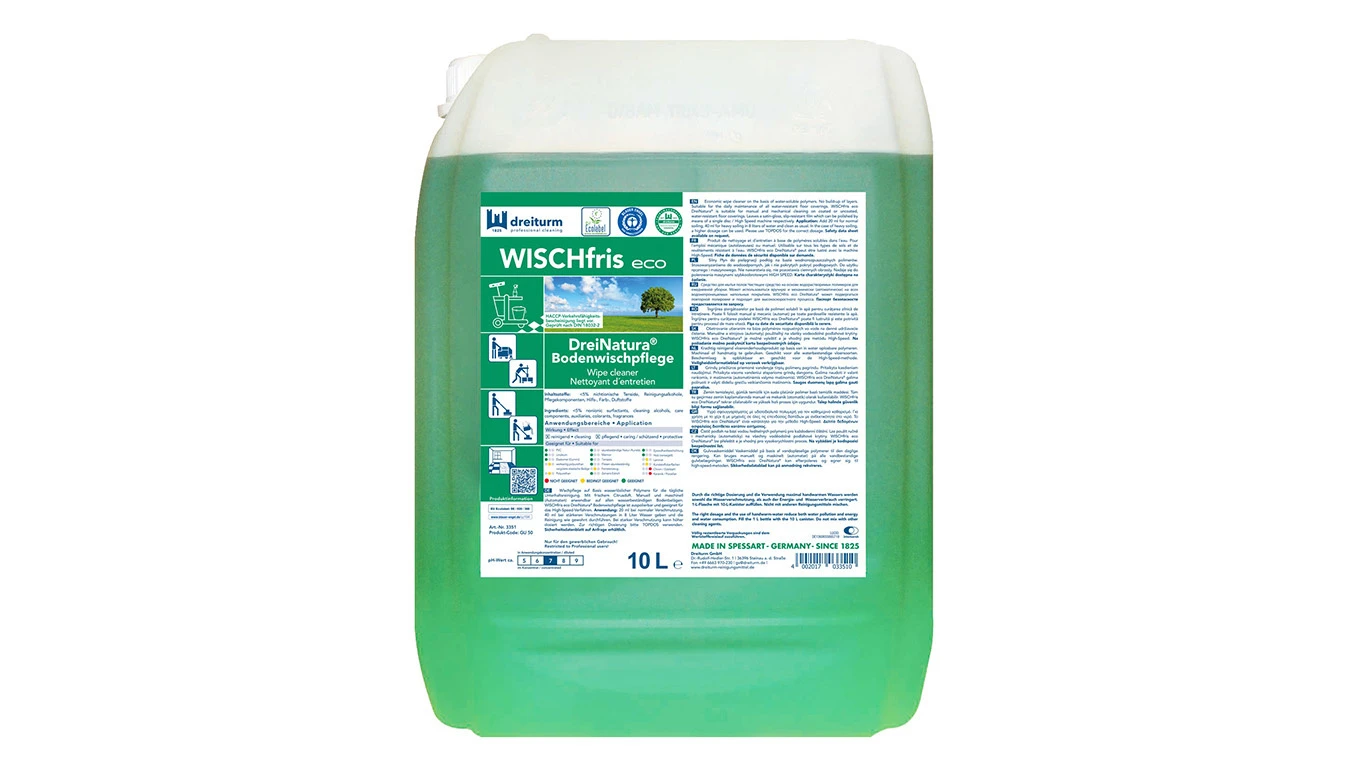 DREITURM Bodenwischpflege WISCHfris eco DreiNatura® 10 L