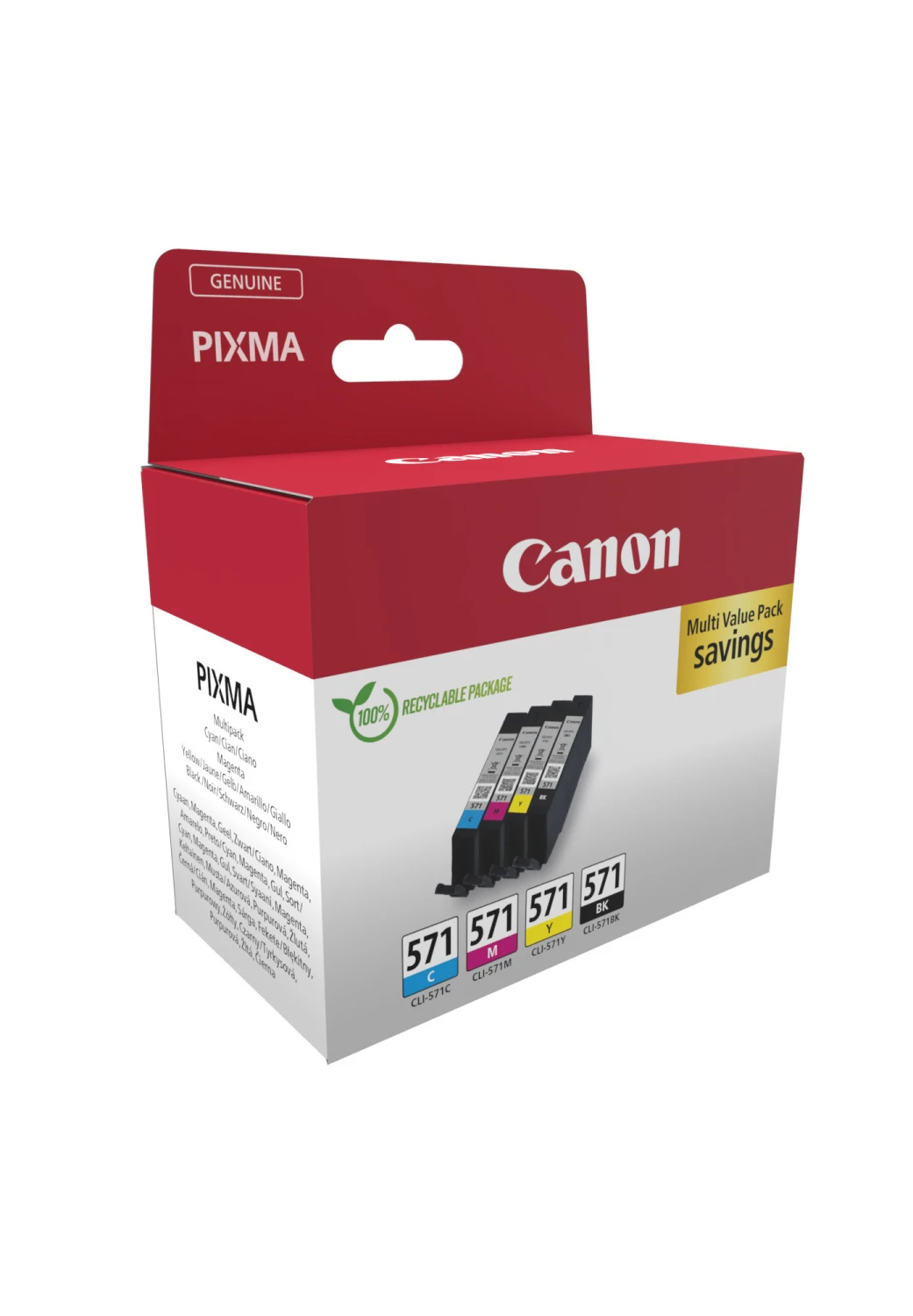 CANON CLI-571 Multipack Tinte BKCMY