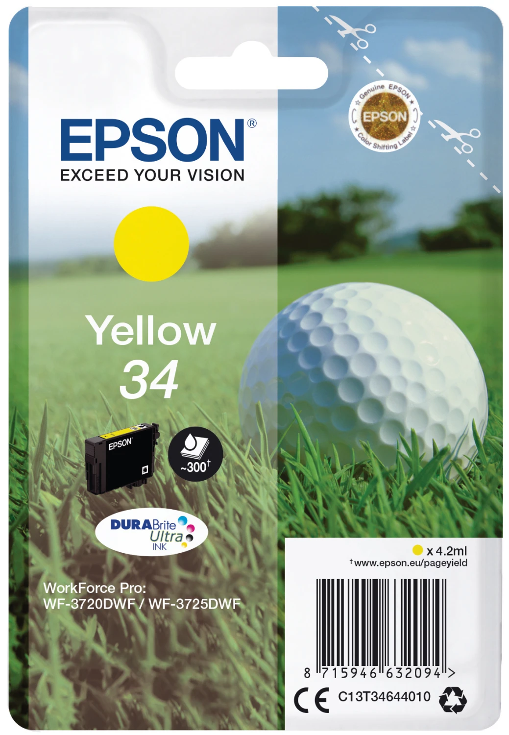 EPSON T346440 Tintenpatrone gelb