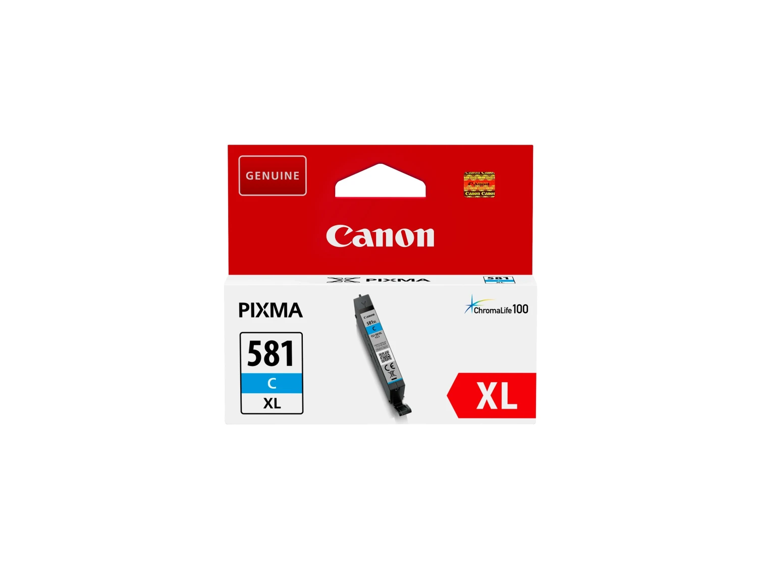 Cartouche d'encre Canon CLI-581XL Cyan 2049C001