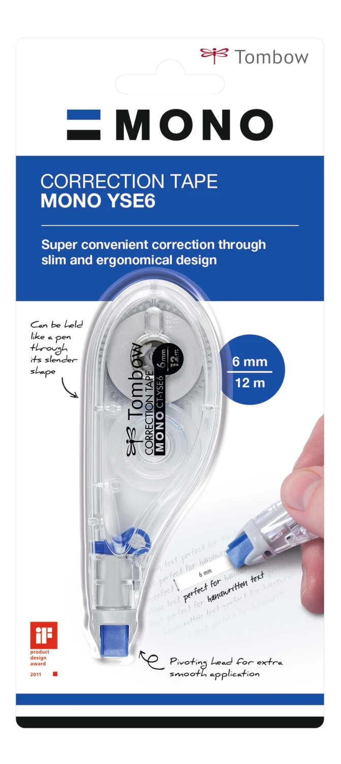 TOMBOW Mono YSE6 Roller correcteur