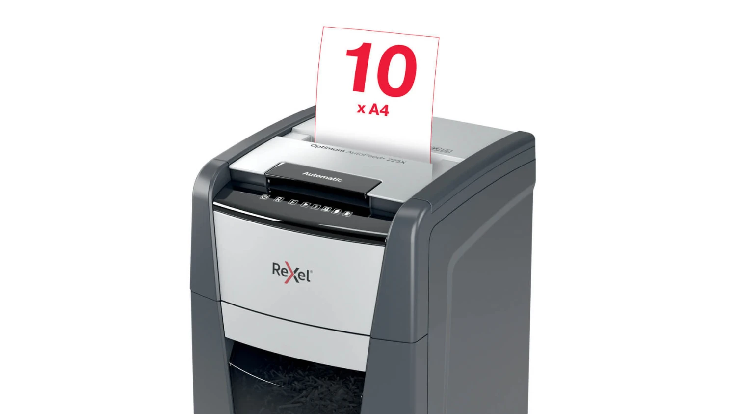 REXEL Aktenvernichter Optimum AutoFeed+ 225X 60lt
