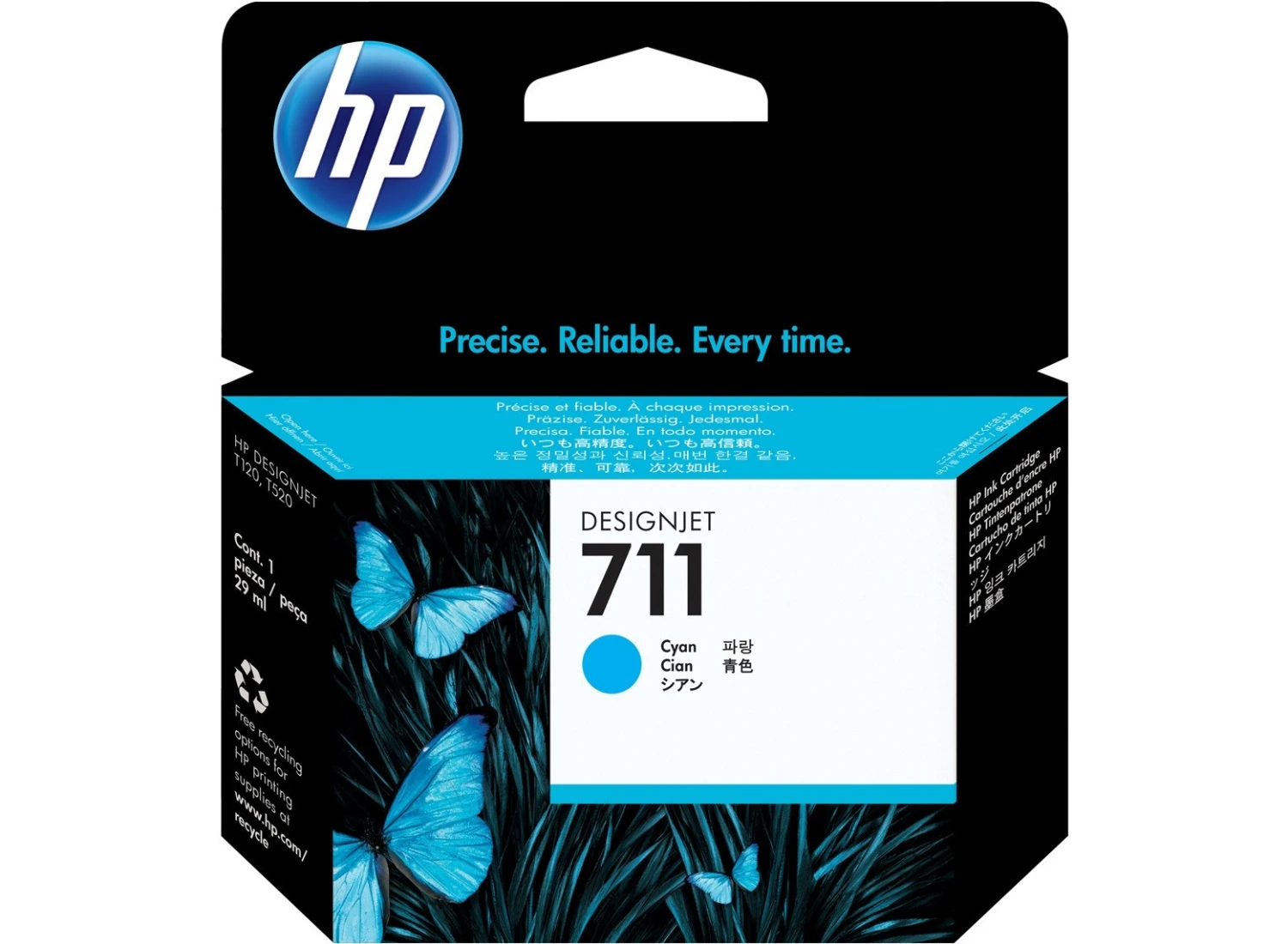 HP 711 Tintenpatrone cyan