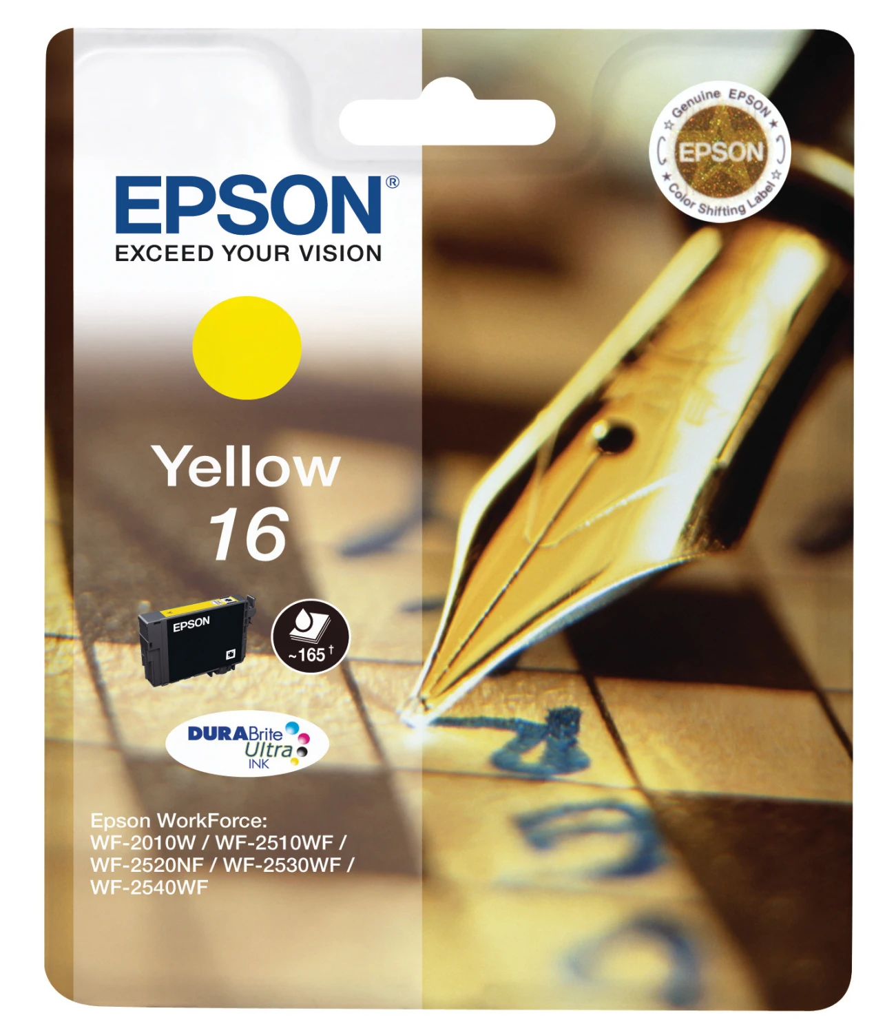 EPSON 16 Tintenpatrone gelb