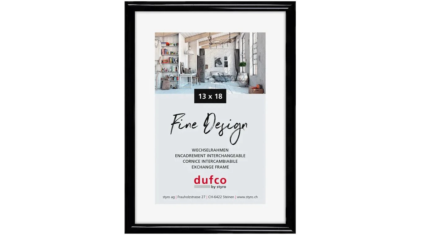 DUFCO Cadre photo PP "Fine Design" 13 x 18 cm