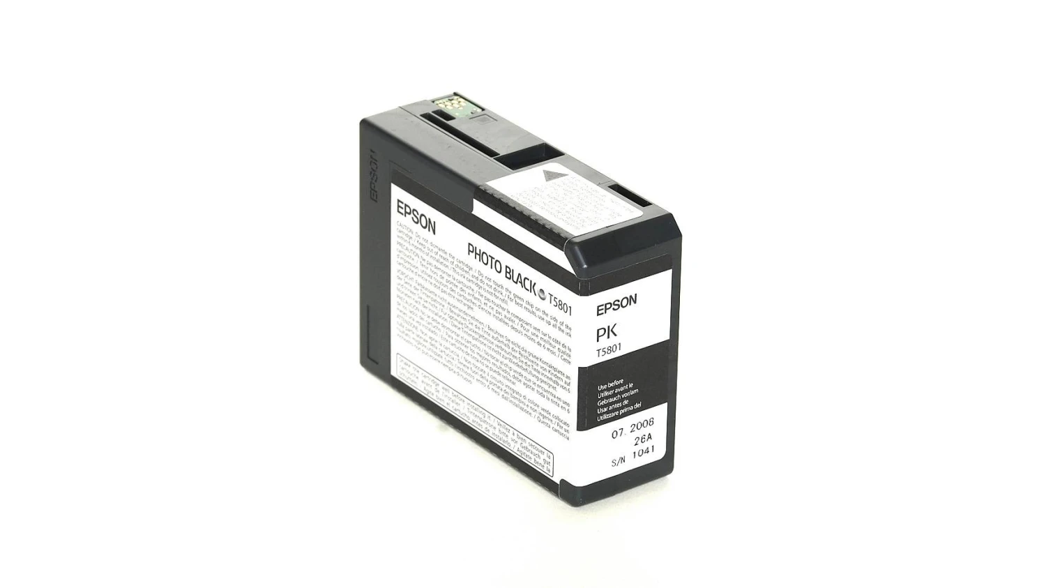 EPSON T580100 Tintenpatrone photo schwarz