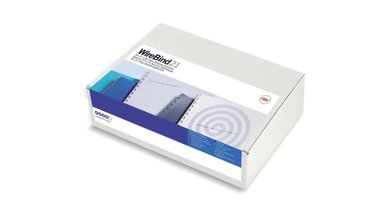 GBC Baguettes de reliure 10mm, A4, 21 ann., 100 pcs.