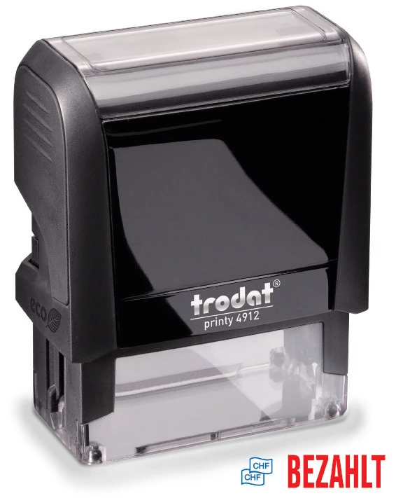 Stempel 4912 Printy Bezahlt CH
