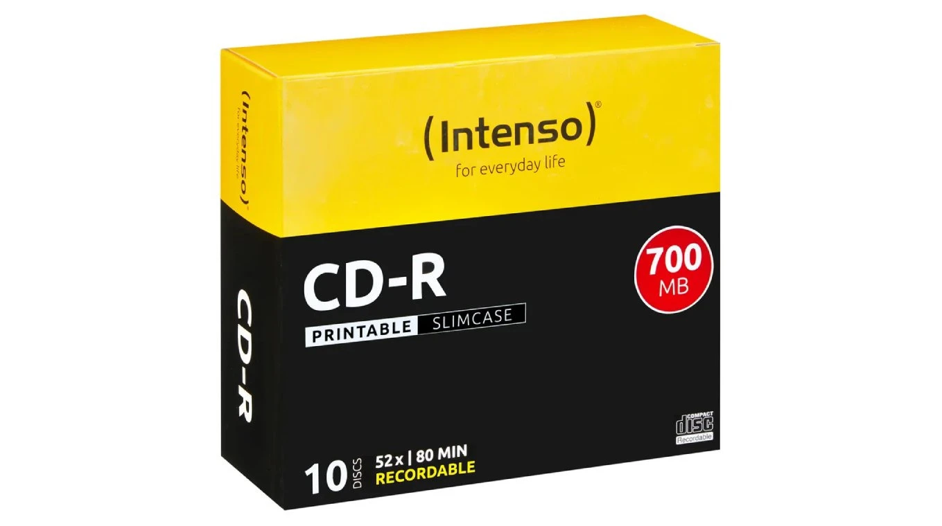 INTENSO CD-R Slim 80MIN/700MB - 10 pcs.