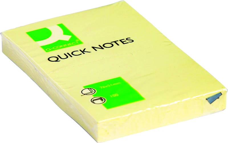 Q-CONNECT Notes adhésives 1 x 100 feuilles
