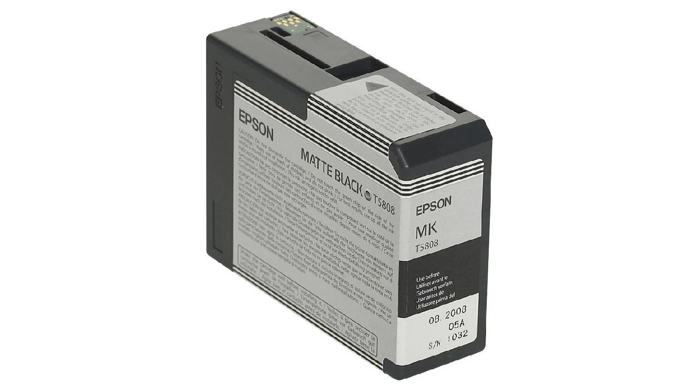 EPSON T58080N Tintenpatrone matte schwarz
