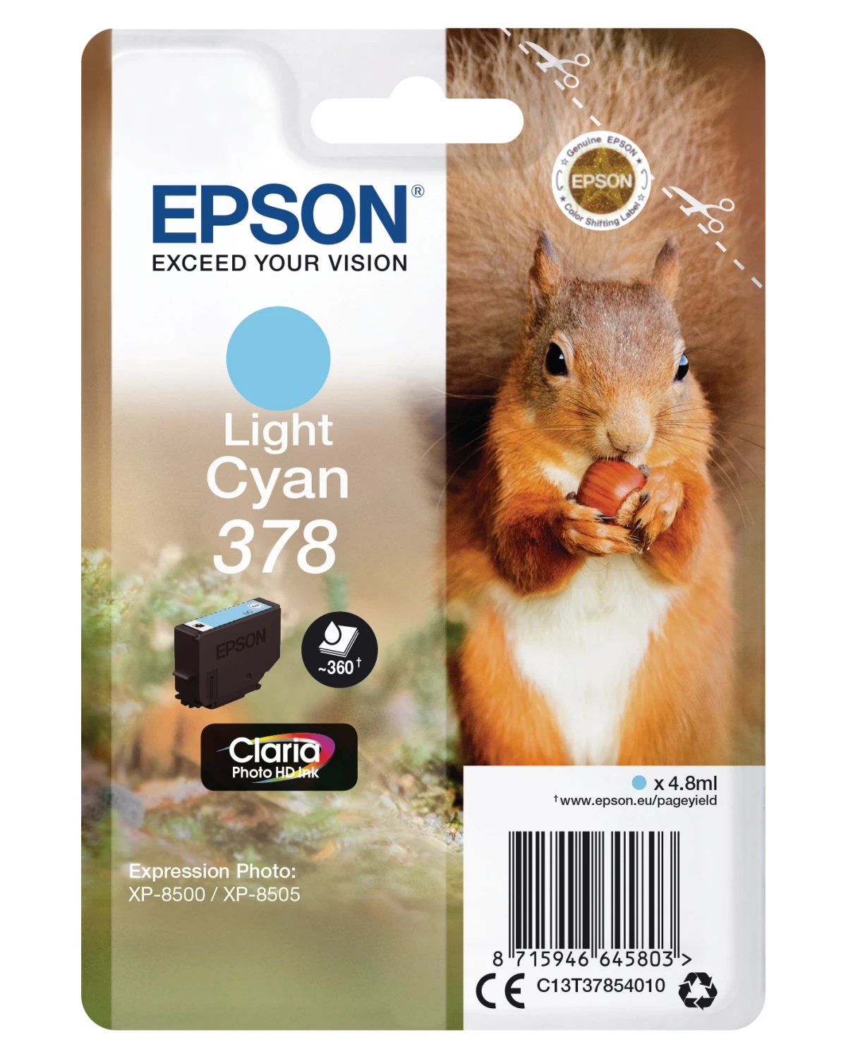 EPSON 378 Cartouche d'encre light cyan