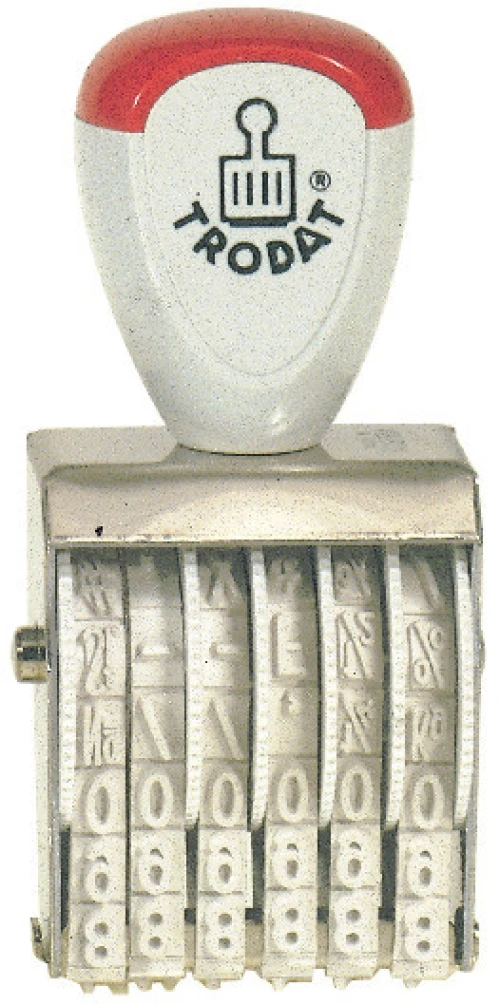 TRODAT Ziffernstempel - 4-stellig - 5 mm