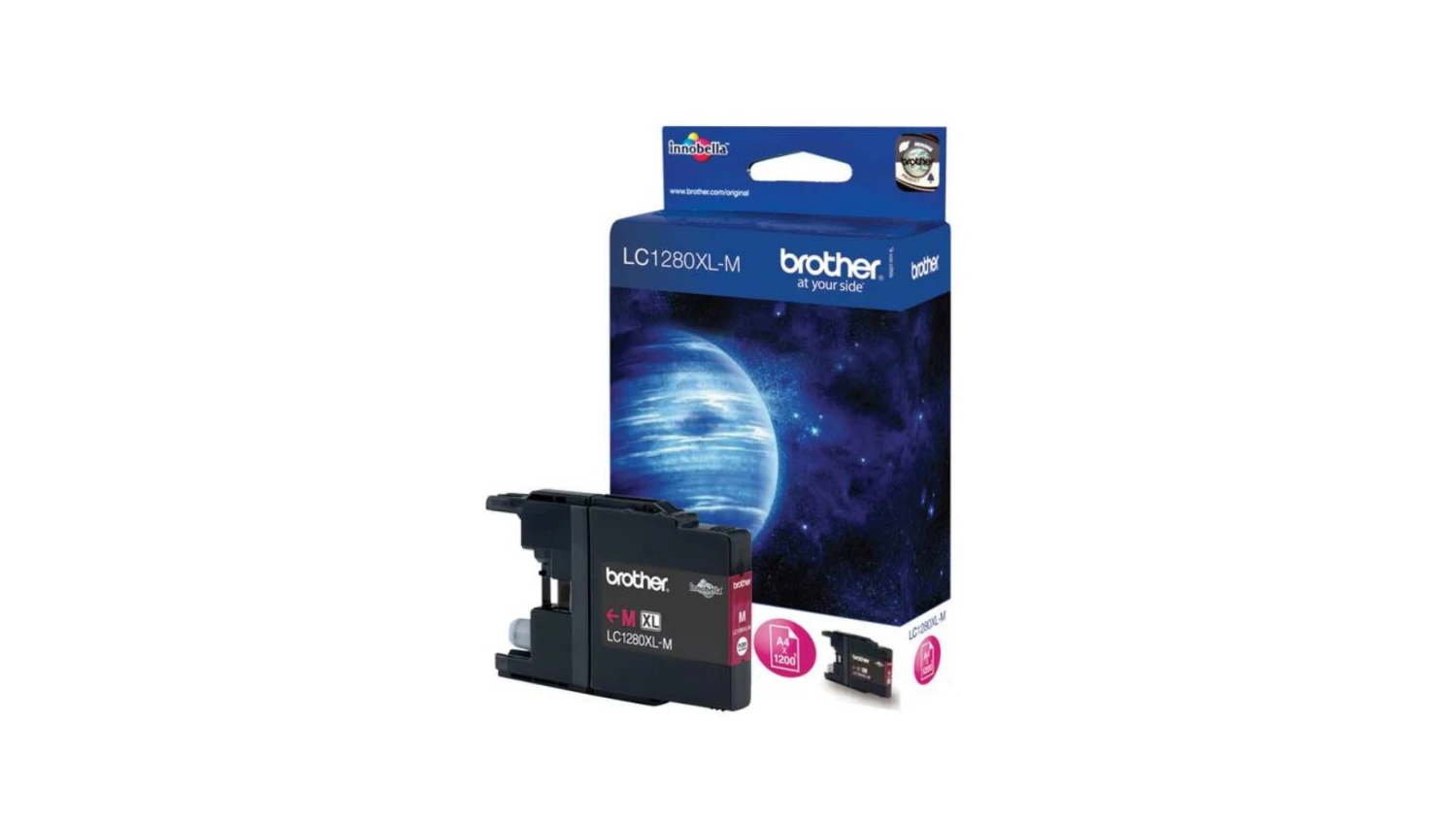Cartouche d'encre Brother blister magenta haute capacité (LC-1280XLM)