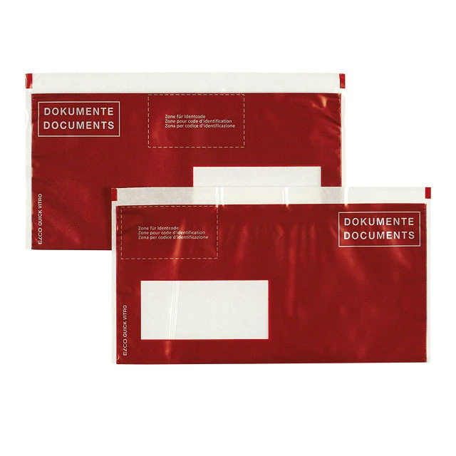 Pochettes postales C5/6 235 x 120 mm, fenêtre à gauche, paquet de 250 pièces